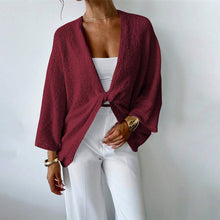 Load image into Gallery viewer, Women’s Criss Cross Knit Sweater