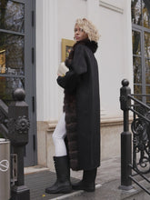Load image into Gallery viewer, Brackley Genuine Polar Fox Fur Double Face Coat