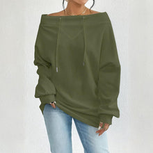 Load image into Gallery viewer, Plus Size Off Shoulder Pullover