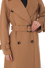 Load image into Gallery viewer, Madeline Cashmere Wool Blend Overcoat in Camel