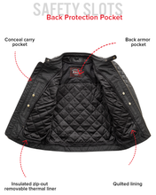 Load image into Gallery viewer, Grand Prix - Men's Leather Motorcycle Jacket