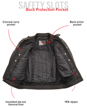 Load image into Gallery viewer, Crusader Men's Motorcycle Leather Jacket