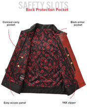 Load image into Gallery viewer, Kingsnake Men’s Motorcycle Leather Vest