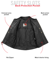 Load image into Gallery viewer, Indy Men's Motorcycle Leather Jacket