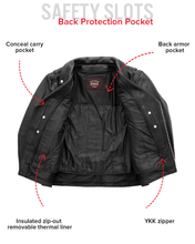 Load image into Gallery viewer, Arnold Men's Motorcycle Leather Jacket