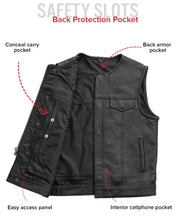 Load image into Gallery viewer, No Rival - Men's Motorcycle Leather Vest