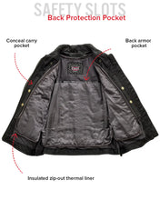 Load image into Gallery viewer, Free Spirit - Women's Motorcycle Leather Jacket