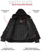 Load image into Gallery viewer, Nightstrike Men’s Motorcycle Leather Jacket