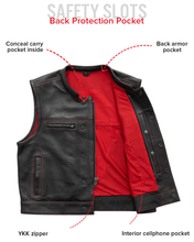 Load image into Gallery viewer, Lowrider Perforated Men's Leather Vest