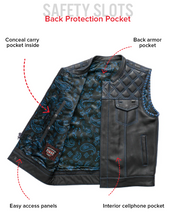 Load image into Gallery viewer, Sinister - Men's Motorcycle Leather Vest