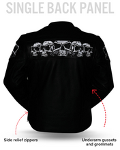 Load image into Gallery viewer, Savage Skulls Men's Motorcycle Leather Jacket