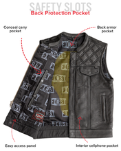Load image into Gallery viewer, FMCo Men's Signature Leather Vest