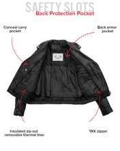 Load image into Gallery viewer, Lesley - Women's Motorcycle Leather Jacket - BHBR
