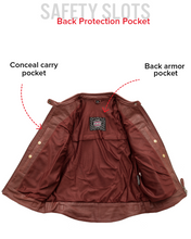 Load image into Gallery viewer, Jada - Women's Perforated Motorcycle Leather Jacket