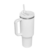 Load image into Gallery viewer, 40 Oz Tumbler With Handle Straw Insulated, Stainless Steel Spill Proof Vacuum Coffee Cup Tumbler With Lid Tapered Mug Gifts For Valentine Lover Suitable For Car Gym Office Travel