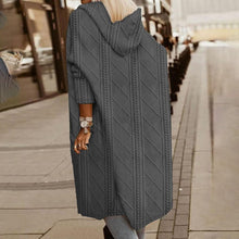 Load image into Gallery viewer, Women's Textured Hooded Longline Jacket