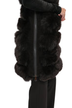 Load image into Gallery viewer, Genuine Polar Fox Fur Vest 90 cm