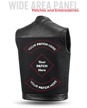 Load image into Gallery viewer, 49/51 Vest Motorcycle Leather Canvas Vest