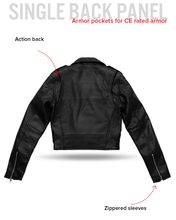 Load image into Gallery viewer, Imogen - Women's Motorcycle Leather Jacket