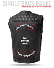 Load image into Gallery viewer, Hornet Men's Club Style Leather Vest
