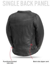 Load image into Gallery viewer, Competition - Women's Motorcycle Leather Jacket