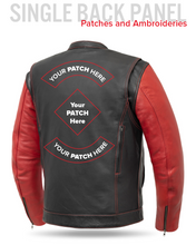Load image into Gallery viewer, Vincent Men's Cafe Style Leather Jacket