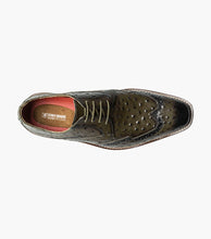 Load image into Gallery viewer, Stacy Adams GENNARO Olive Wingtip Oxford WIDE WIDTH