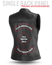 Load image into Gallery viewer, Ludlow Women's Motorcycle Leather Vest