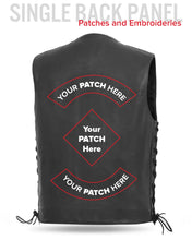 Load image into Gallery viewer, Rancher - Men's Motorcycle Western Style Leather Vest