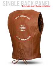 Load image into Gallery viewer, Savannah Women's Western Style Motorcycle Leather Vest