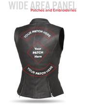 Load image into Gallery viewer, Fairmont Women's Motorcycle Leather Vest