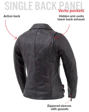 Load image into Gallery viewer, Wildside - Women's Motorcycle Leather Jacket