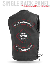 Load image into Gallery viewer, Venom Men's Motorcycle Leather Vest