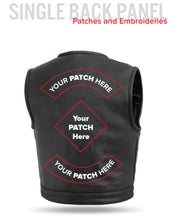 Load image into Gallery viewer, Lowside Men's Motorcycle Leather Vest