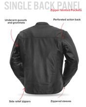 Load image into Gallery viewer, Rocky Men's Motorcycle Leather Jacket