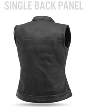Load image into Gallery viewer, Jessica Perforated Women's Motorcycle Leather Vest