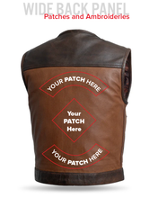 Load image into Gallery viewer, Lowside Gunner Men's Perforated Leather Vest