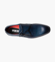 Load image into Gallery viewer, Stacy Adams KARCHER Navy Plain Toe Monk Strap