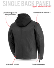 Load image into Gallery viewer, Street Cruiser Men's Motorcycle Leather Jacket