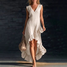 Load image into Gallery viewer, Cotton Long Sleeveless Casual Dress for Women