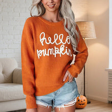 Load image into Gallery viewer, Women's Casual Round Neck Long Sleeve Pullover