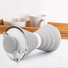 Load image into Gallery viewer, 500ML Foldable Silicone Water Bottle: Ultimate Travel Companion!