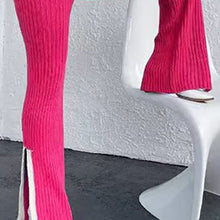 Load image into Gallery viewer, Women’s Casual Color-Block Two-Piece Set