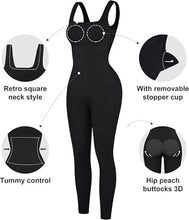Load image into Gallery viewer, Snatched Waist Seamless Body Shaper – Reversible Compression Unitard for Women