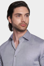Load image into Gallery viewer, Premium Cotton Dress Shirt (Sterling Silver)