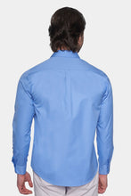 Load image into Gallery viewer, Premium Cotton Dress Shirt (Classic Blue)