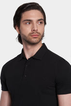 Load image into Gallery viewer, The Mercerized Cotton Polo (Black)