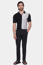 Load image into Gallery viewer, The Mercerized Cotton Polo (Black & White)