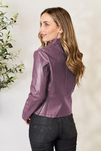 Load image into Gallery viewer, Women Classic Neck Zip-Up Jacket For Everyday Wear Elegant Girls Jacket