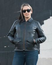 Load image into Gallery viewer, Free Spirit - Women's Motorcycle Leather Jacket